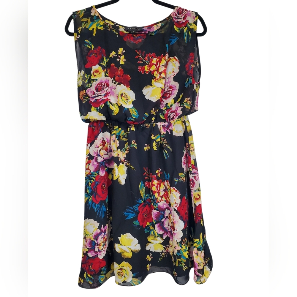 MM COUTORE Floral Whimsygoth Grunge Size Small Rose Dress Derby